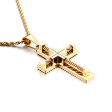 Load image into Gallery viewer, KALEN Hot Stainless Steel Wire Cross Pendant Necklace