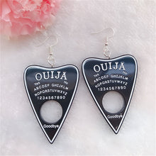 Load image into Gallery viewer, 1Pair Women Drop Earrings  Ouija Board  Flatback Glitter Dangle Jewelry