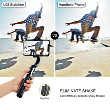 Load image into Gallery viewer, Universal Handheld Gimbal Smartphone Stabilizer for Selfie Stick; Stable Recording