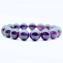 Load image into Gallery viewer, 100% Natural Amethysts Bracelet Women Men 4/6/8/10/12mm