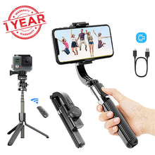 Load image into Gallery viewer, Universal Handheld Gimbal Smartphone Stabilizer for Selfie Stick; Stable Recording
