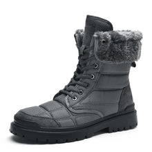 Load image into Gallery viewer, Men Winter Snow Boots; Super Warm; Outdoors Hiking ; High Quality Waterproof Leather High Top