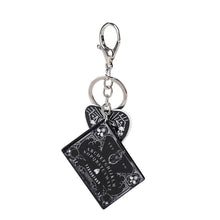 Load image into Gallery viewer, Ouija Board & Planchette Keychain; Acrylic Pompom; Handbag Jewelry Charms