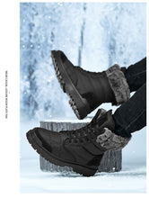 Load image into Gallery viewer, Men Winter Snow Boots; Super Warm; Outdoors Hiking ; High Quality Waterproof Leather High Top