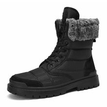Load image into Gallery viewer, Men Winter Snow Boots; Super Warm; Outdoors Hiking ; High Quality Waterproof Leather High Top