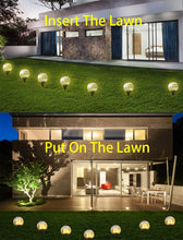 Load image into Gallery viewer, Solar Lamps; Cracked Glass; Round Ball Lights; Outdoor Waterproof LED