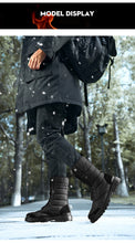 Load image into Gallery viewer, Men Winter Snow Boots; Super Warm; Outdoors Hiking ; High Quality Waterproof Leather High Top