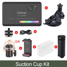 Load image into Gallery viewer, Ulanzi VL120 RGB LED Video Light; Full Color Rechargeable 3100mAh Dimmable 2500-9000K Lamp