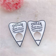 Load image into Gallery viewer, 1Pair Women Drop Earrings  Ouija Board  Flatback Glitter Dangle Jewelry