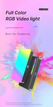 Load image into Gallery viewer, Ulanzi VL120 RGB LED Video Light; Full Color Rechargeable 3100mAh Dimmable 2500-9000K Lamp