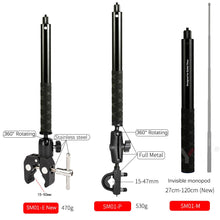 Load image into Gallery viewer, Motorcycle Camera Holder; Bracket Clamp Mount; Invisible Selfie Stick; Bike