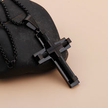 Load image into Gallery viewer, KALEN Hot Stainless Steel Wire Cross Pendant Necklace