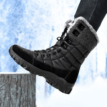 Load image into Gallery viewer, Men Winter Snow Boots; Super Warm; Outdoors Hiking ; High Quality Waterproof Leather High Top