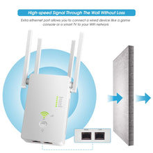 Load image into Gallery viewer, 5Ghz WiFi Repeater Dual Band 2.4G& 5G Wireless Wifi Extender 1200Mbps Wi-Fi Amplifier wireless Access Point