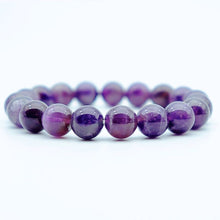 Load image into Gallery viewer, 100% Natural Amethysts Bracelet Women Men 4/6/8/10/12mm