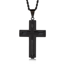 Load image into Gallery viewer, KALEN Hot Stainless Steel Wire Cross Pendant Necklace