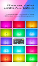 Load image into Gallery viewer, Ulanzi VL120 RGB LED Video Light; Full Color Rechargeable 3100mAh Dimmable 2500-9000K Lamp