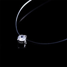 Load image into Gallery viewer, Choker Invisible Fish Line Crystal Necklace Pendants Neck Zircon Women