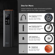 Load image into Gallery viewer, Baseus Inflator Pump 12V Portable Car Air Compressor for Motorcycles Bicycle Boat Tyre Inflator Digital Auto Inflatable Pump