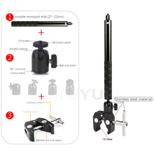 Load image into Gallery viewer, Motorcycle Camera Holder; Bracket Clamp Mount; Invisible Selfie Stick; Bike