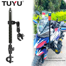 Load image into Gallery viewer, Motorcycle Camera Holder; Bracket Clamp Mount; Invisible Selfie Stick; Bike
