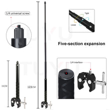 Load image into Gallery viewer, Motorcycle Camera Holder; Bracket Clamp Mount; Invisible Selfie Stick; Bike