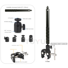 Load image into Gallery viewer, Motorcycle Camera Holder; Bracket Clamp Mount; Invisible Selfie Stick; Bike