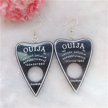 Load image into Gallery viewer, 1Pair Women Drop Earrings  Ouija Board  Flatback Glitter Dangle Jewelry