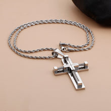 Load image into Gallery viewer, KALEN Hot Stainless Steel Wire Cross Pendant Necklace