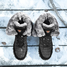Load image into Gallery viewer, Men Winter Snow Boots; Super Warm; Outdoors Hiking ; High Quality Waterproof Leather High Top
