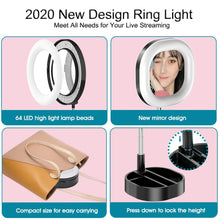 Load image into Gallery viewer, Universal USB Selfie Studio Photo Ring Lighting; Dimmable Lights; Stand