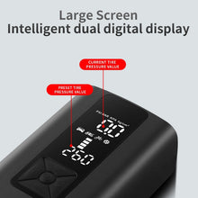 Load image into Gallery viewer, 8000mAh Portable Car Air Compressor 12V 150PSI Electric Cordless Tire Inflator Pump