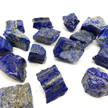 Load image into Gallery viewer, Natural Lapis Lazuli Rough Stones Healing Quartz Crystal; Afghanistan