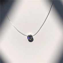 Load image into Gallery viewer, Choker Invisible Fish Line Crystal Necklace Pendants Neck Zircon Women