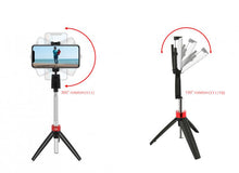 Load image into Gallery viewer, 3 In1 Bluetooth Wireless Selfie Stick Tripod Foldable