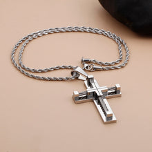Load image into Gallery viewer, KALEN Hot Stainless Steel Wire Cross Pendant Necklace
