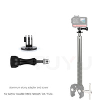 Load image into Gallery viewer, Motorcycle Camera Holder; Bracket Clamp Mount; Invisible Selfie Stick; Bike