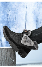 Load image into Gallery viewer, Men Winter Snow Boots; Super Warm; Outdoors Hiking ; High Quality Waterproof Leather High Top