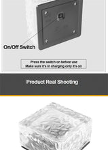 Load image into Gallery viewer, Solar Brick Ice Cube Lights; Outdoor Waterproof; Landscape Path Lights