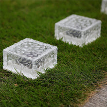 Load image into Gallery viewer, Solar Brick Ice Cube Lights; Outdoor Waterproof; Landscape Path Lights