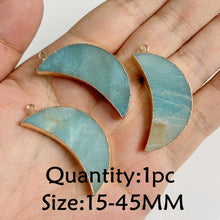 Load image into Gallery viewer, Amazonite Natural Stone; Pendant, Bracelet, Charm; Blue Semi-Precious Jewelry