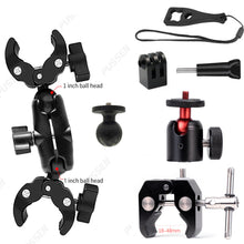 Load image into Gallery viewer, Motorcycle Camera Holder; Bracket Clamp Mount; Invisible Selfie Stick; Bike