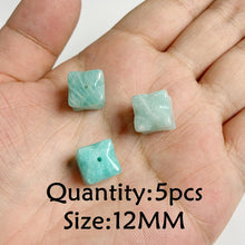 Load image into Gallery viewer, Amazonite Natural Stone; Pendant, Bracelet, Charm; Blue Semi-Precious Jewelry