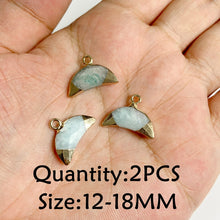 Load image into Gallery viewer, Amazonite Natural Stone; Pendant, Bracelet, Charm; Blue Semi-Precious Jewelry