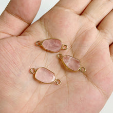 Load image into Gallery viewer, Natural Rose Quartz; Pendant; Bracelet; Charms for Jewelry Making; Earring Accessory