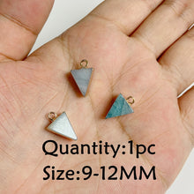 Load image into Gallery viewer, Amazonite Natural Stone; Pendant, Bracelet, Charm; Blue Semi-Precious Jewelry