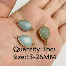 Load image into Gallery viewer, Amazonite Natural Stone; Pendant, Bracelet, Charm; Blue Semi-Precious Jewelry