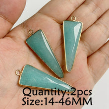 Load image into Gallery viewer, Amazonite Natural Stone; Pendant, Bracelet, Charm; Blue Semi-Precious Jewelry
