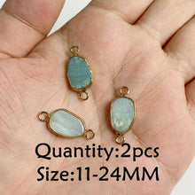 Load image into Gallery viewer, Amazonite Natural Stone; Pendant, Bracelet, Charm; Blue Semi-Precious Jewelry
