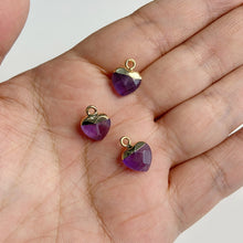 Load image into Gallery viewer, Natural Purple Crystal Quartz Stone Amethyst; Pendant; Earring; Charm for Handmade Jewelry Making
